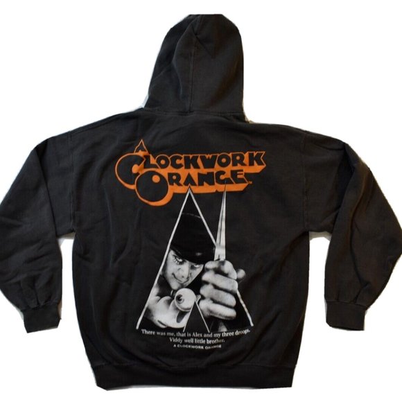A Clockwork Orange Mens Gray Hoodie Medium New With Tags - Picture 7 of 8